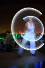 LED & Fire performer